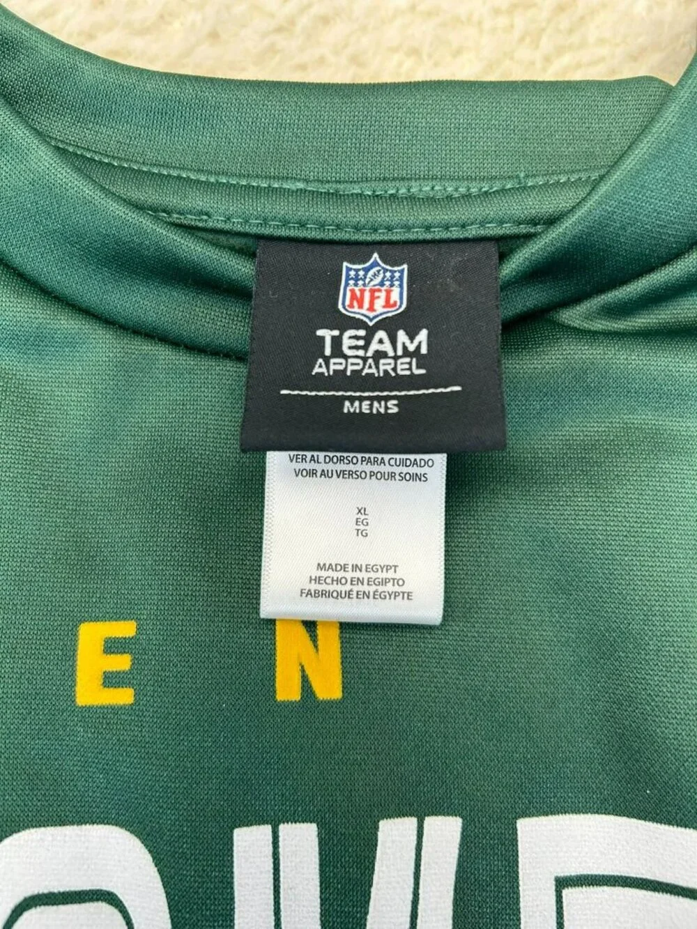 NFL Mens Green Bay Packers Combine Training Green Sweatshirt XL Polyester - Picture 2 of 4